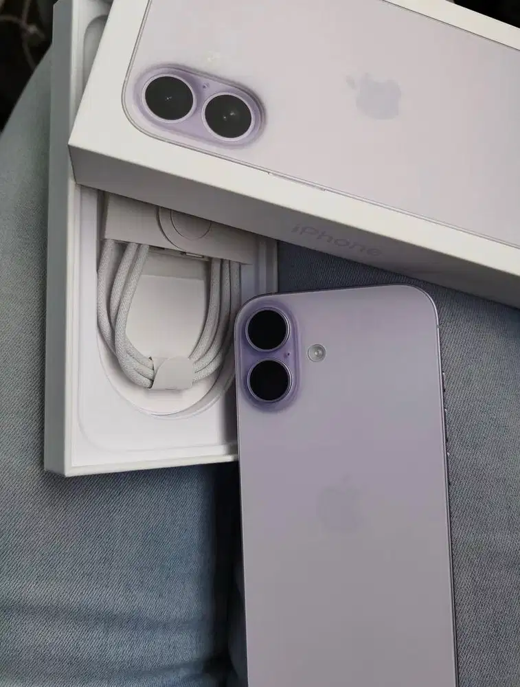 iphone 17 256 lavender new garansi resmi ibox promo disc 50% airpods 4