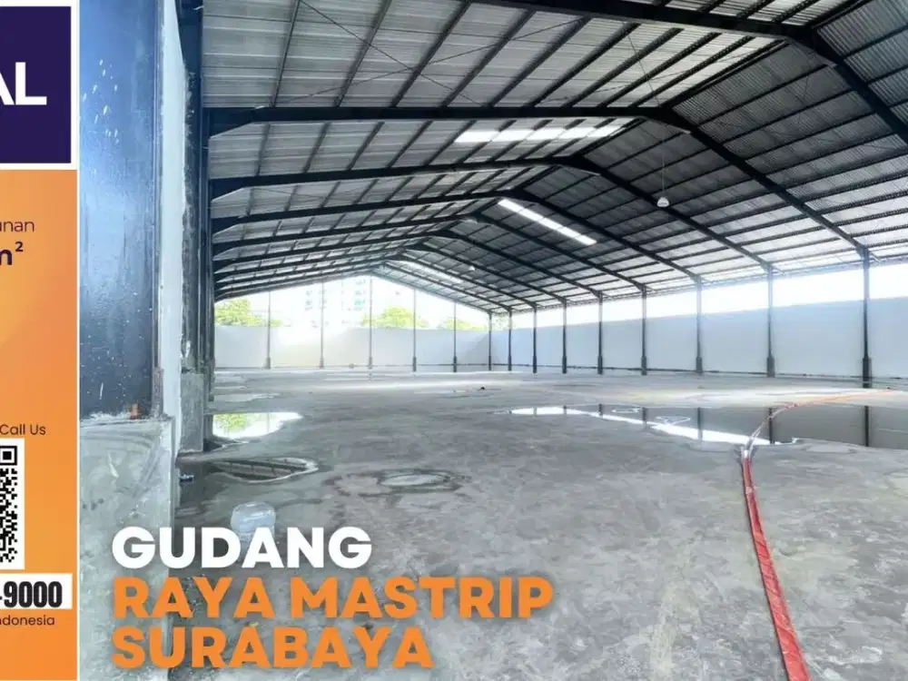 Disewakan Gudang 1.800 m² Karangpilang Surabaya  Akses Trailer, Tinggi 7–10 m & Lantai Cor Beton 20 cm - The EdGe