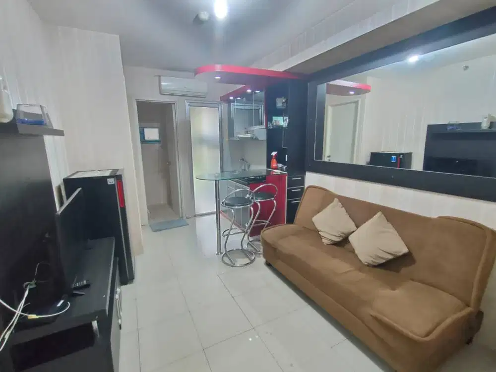 DISEWAKAN Apartemen Kalibata, TULIP 2 Kamar Furnished view Kolam/Pool