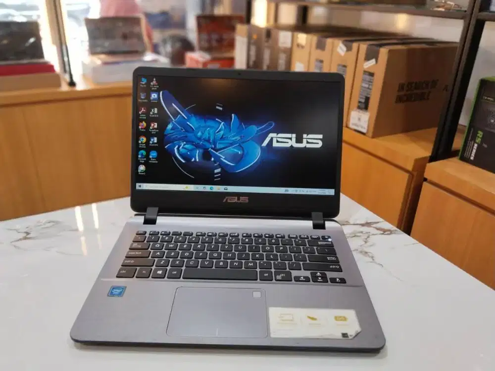 JUAL MURAH!! ASUS A407MA CELERON N4000/RAM 4GB/SSD 128GB/SIAP PAKAI
