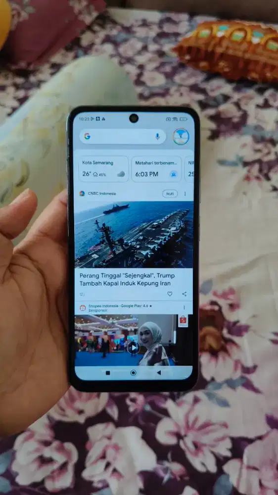 Dijual HP Redmi Note 10S Ram 6/64GB