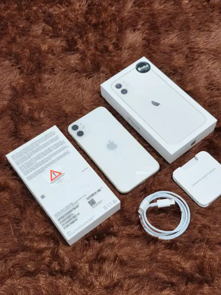 iPhone 11 128gb Resmi iBox Mulus Fullset Original