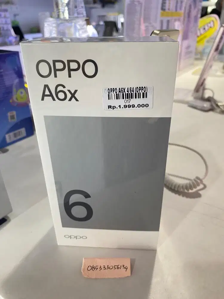 Ready Oppo A6X 4/64 GB Garansi Resmi 1 Tahun Atlantis Dashsyat