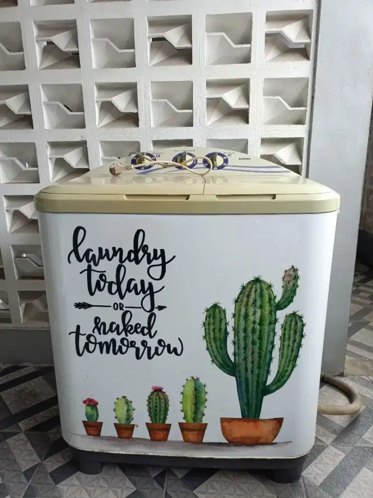 Mesin cuci Sanken 2 tabung