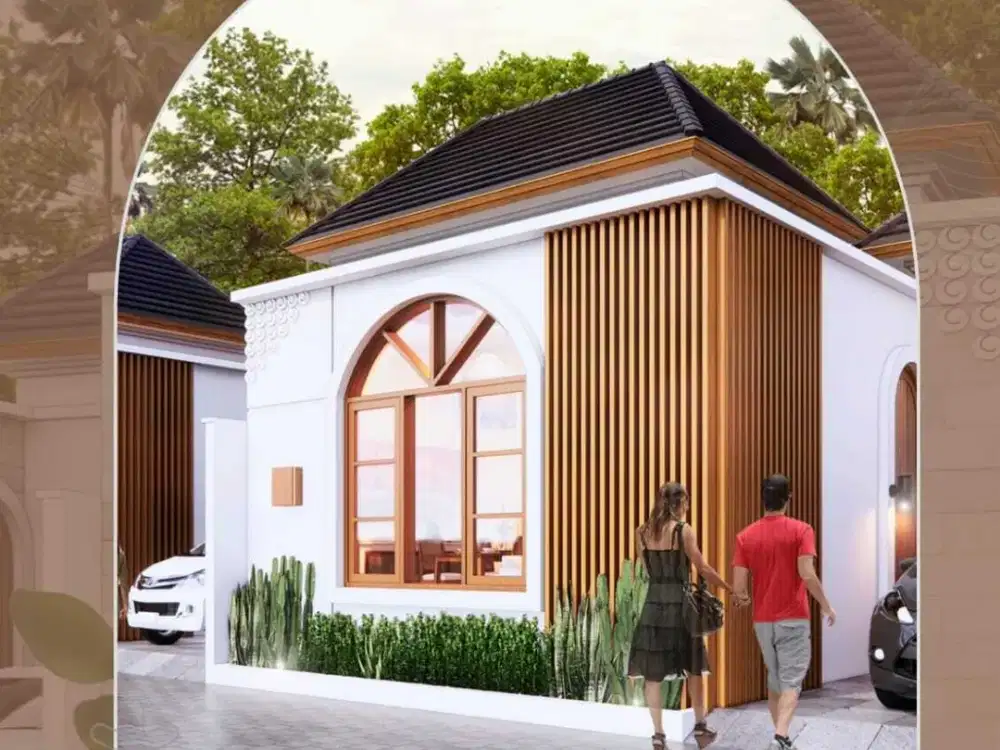 DIJUAL VILA MODERN SANTORINI SHM SATU LANTAI HARGA PRESALE NUSA DUA