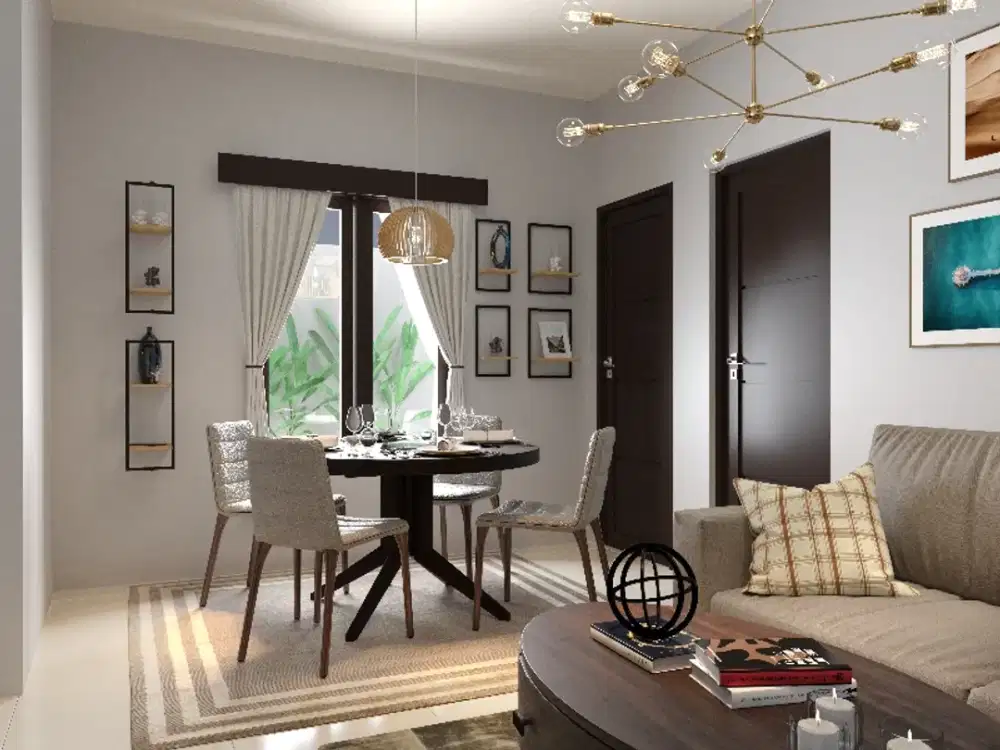 Rumah modern minimalis SHM dekat kampus di Jimbaran