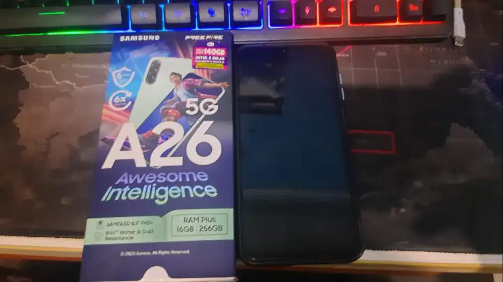 Samsung A26 8gb+8gb internal 256gb second