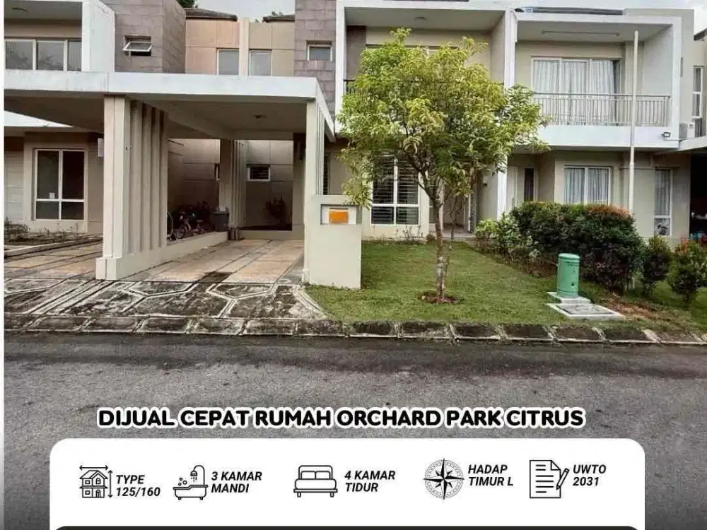 Dijual Rumah Orchard Park Batam Center