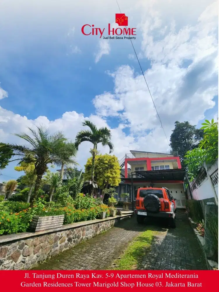 Dijual Villa Minimalis Luas di Sebelah Istana Cipanas