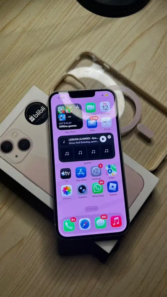 IPHONE 13 pink ex BLIBLI