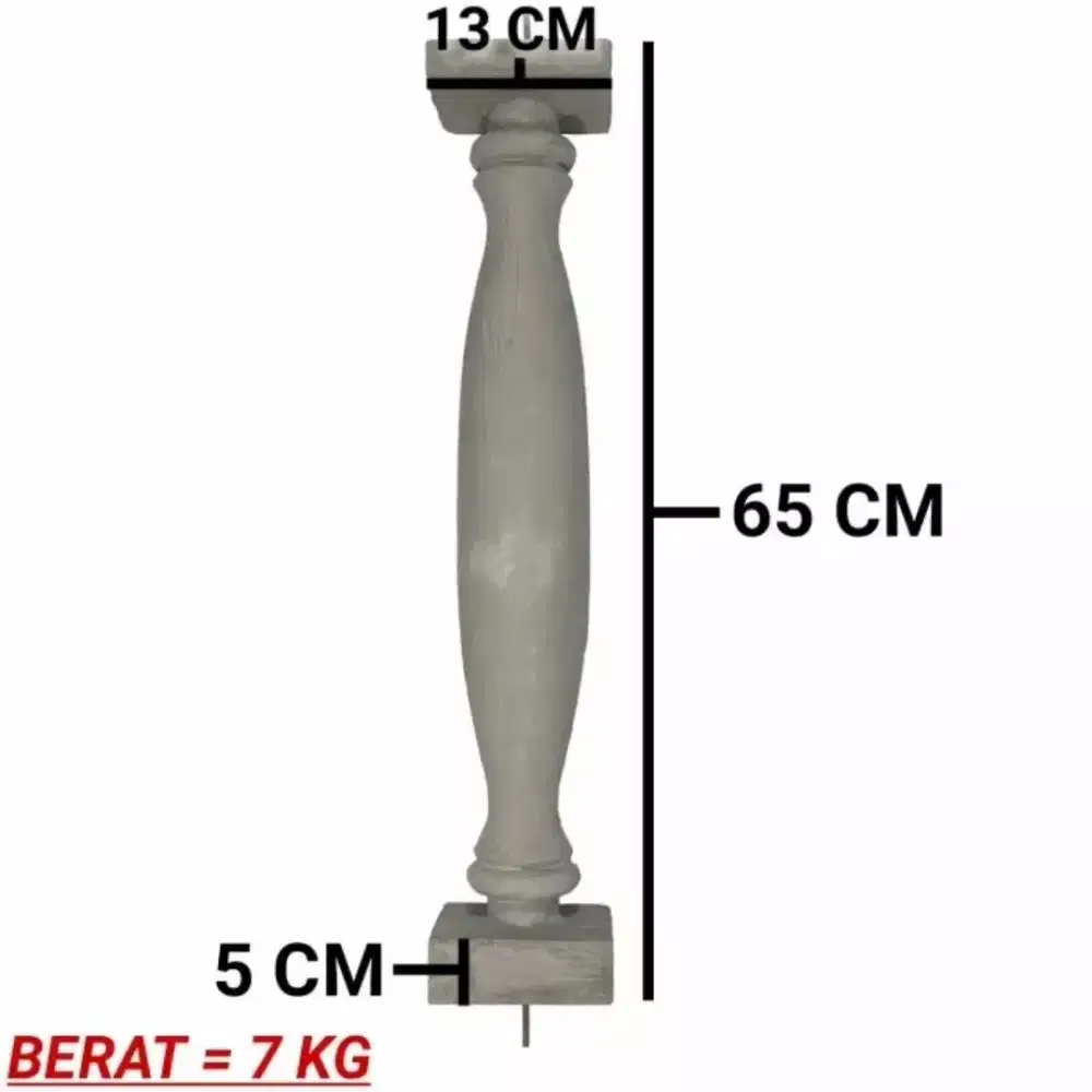 Pion pagar pion beton pion tangga