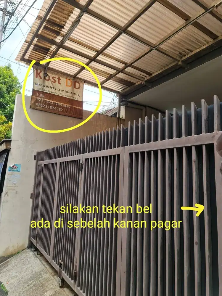Kost Murah Nyaman Lantai Satu Pusat Kota Bandung
