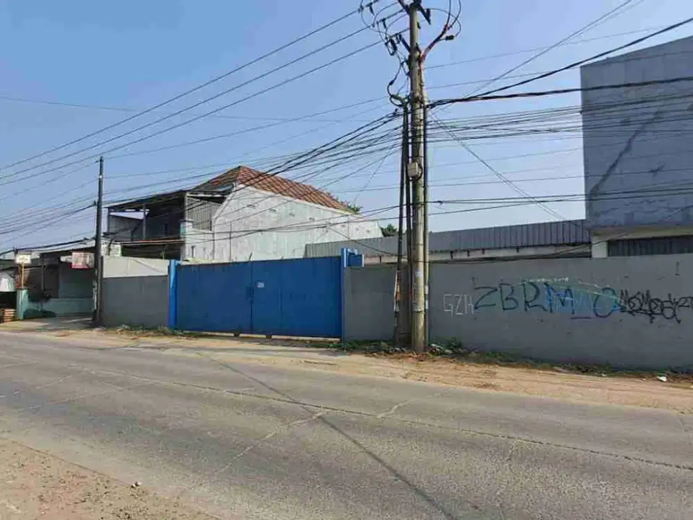 WORKSHOP / Gudang satu lantai gandeng 3 pintu @Kp Cakung, Desa Babat, Kec LEGOK, KAB TANGERANG
