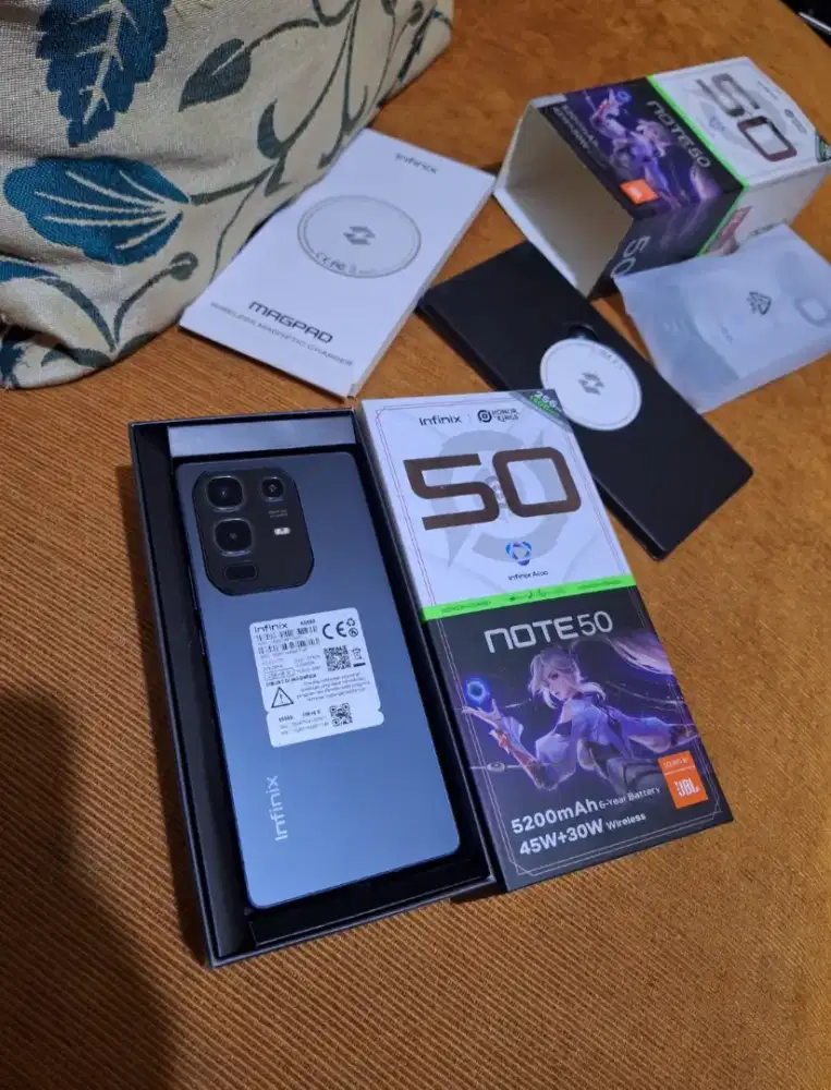 Infinix note 50 8/256 garansi panjang