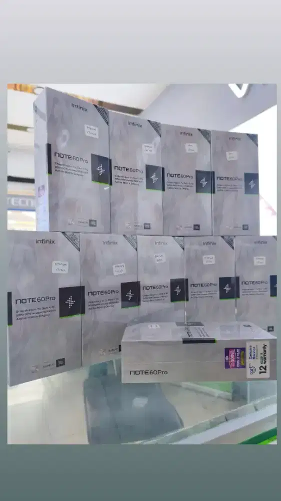 Infinix note 60pro new segel box
