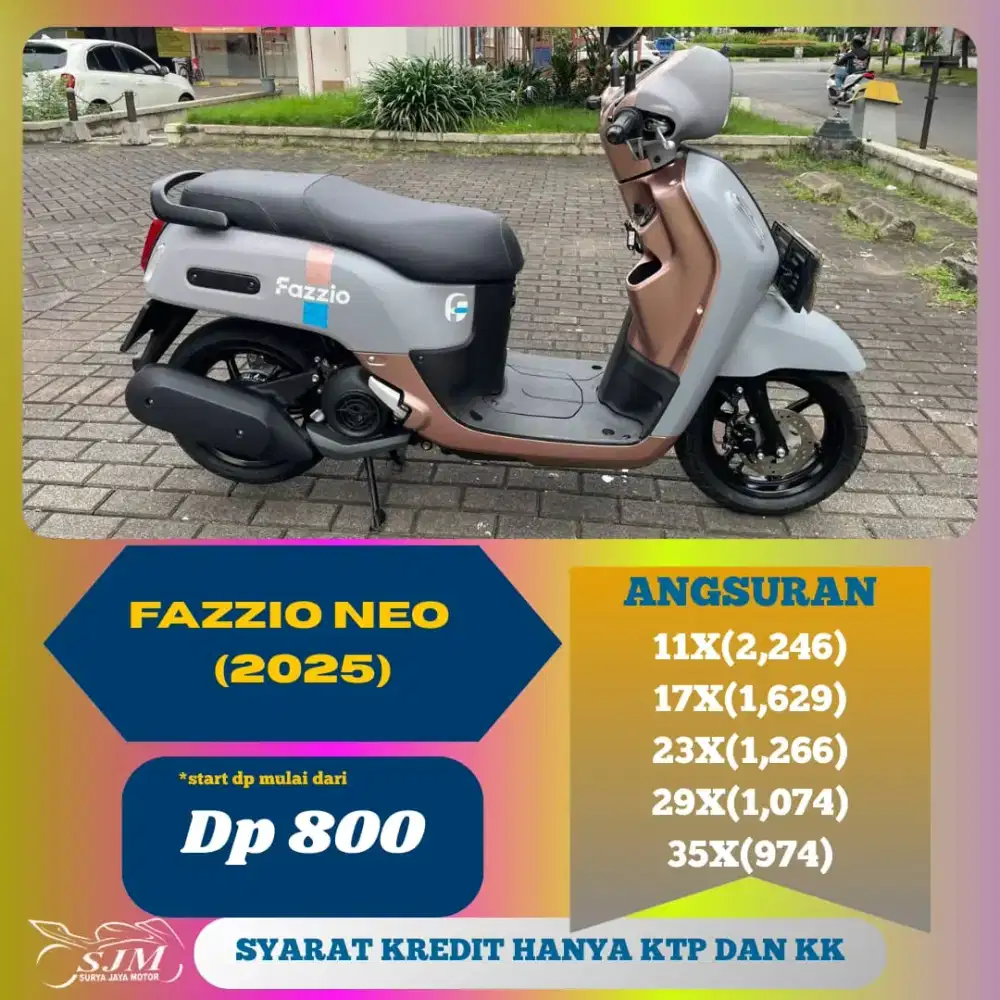 YAMAHA FAZZIO NEO 2025 SIAP PAKAI