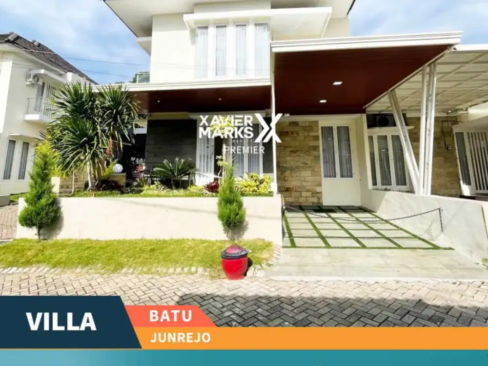 Dijual Villa Aktif Furnish Dikelilingi Tempat Wisata di Junrejo Batu
