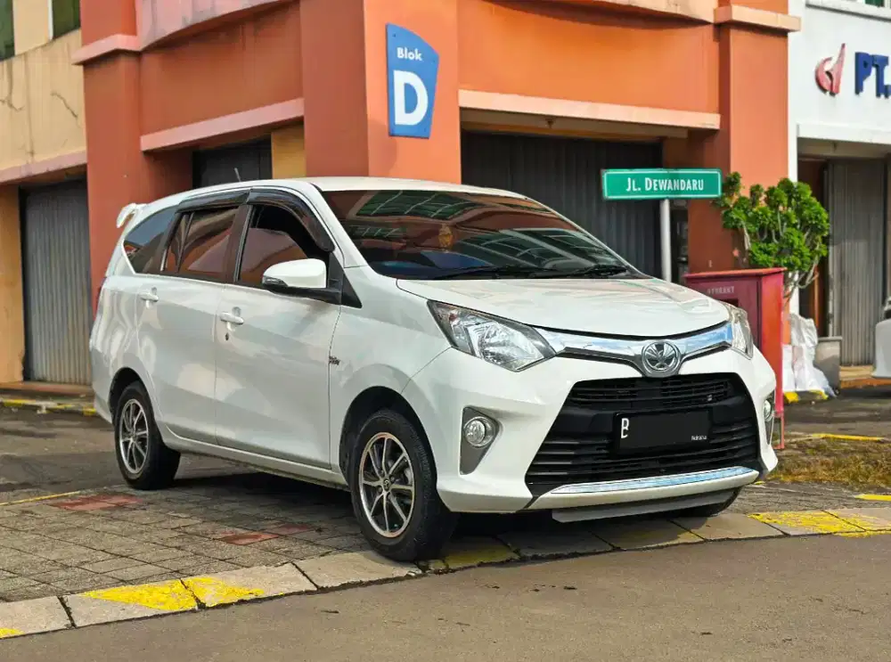 KM 30 Calya 1.2 G AT 2019 Matic Toyota Putih Dp minim pk motor