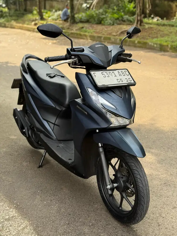 Honda Beat Deluxe Keyless Thn 2025 Blue Matte Mulus