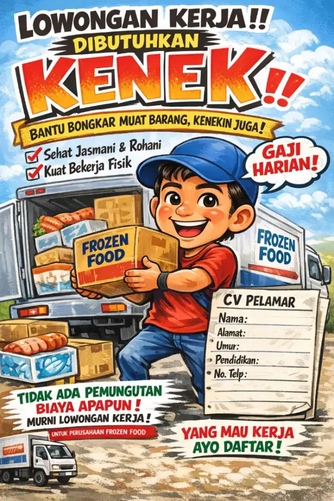 Loker KENEK - BUTUH CEPET