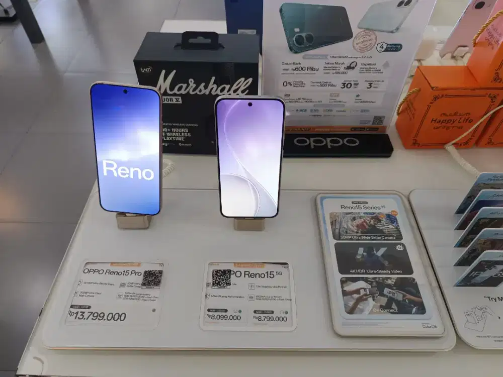 OPPO RENO 15 5G DAN RENO 15 PROMAX