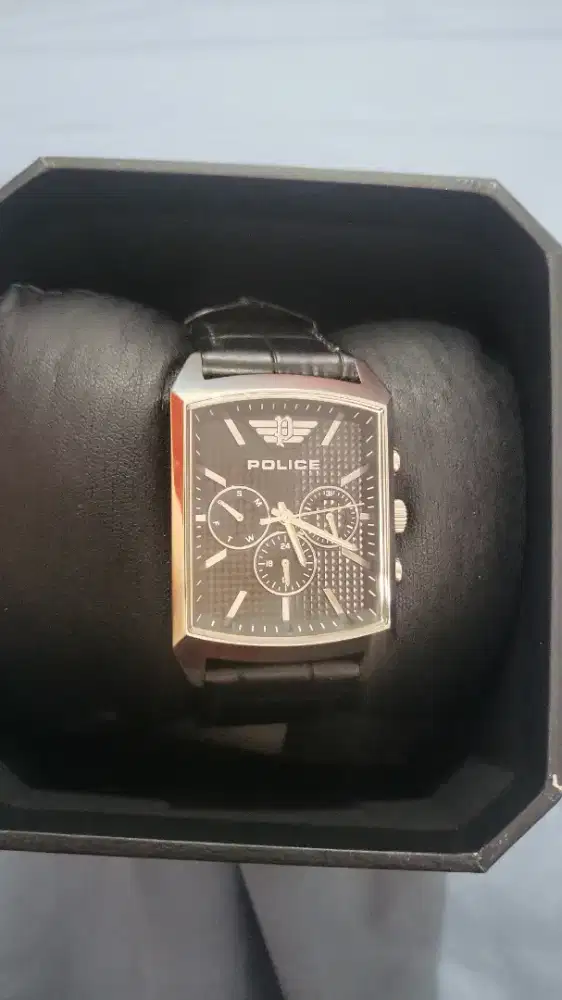 jam POLICE tali kulit