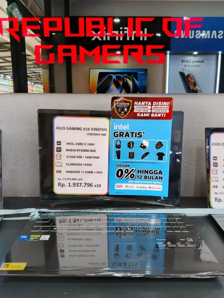 Leptop Asus gaming v16