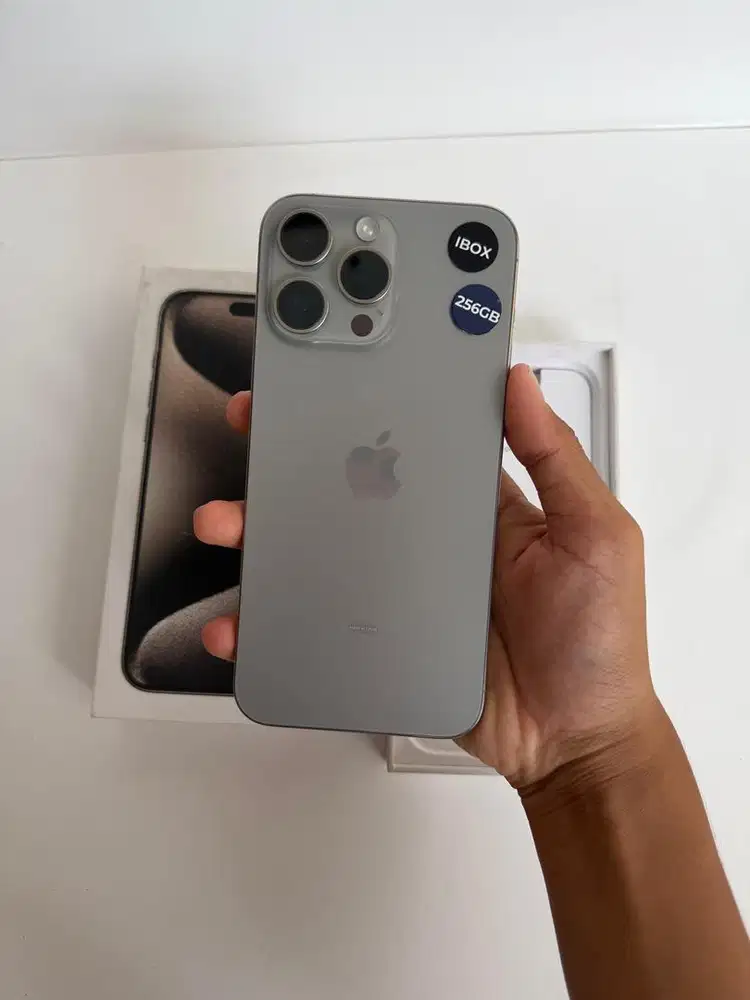 IPHONE 15 PRO MAX 256GB FULLSET IBOX NO MINUS