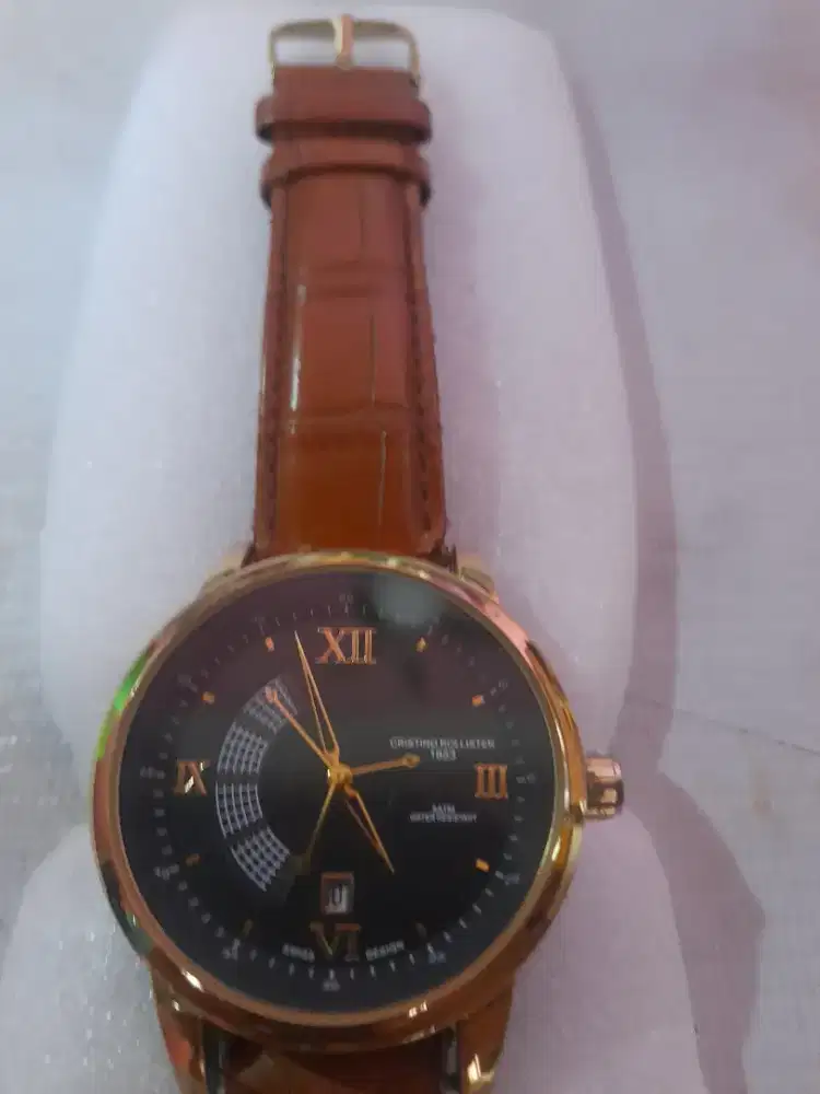 Jam tangan cowok, Cristiano rollister 1853 1tangan  dari baru nya.