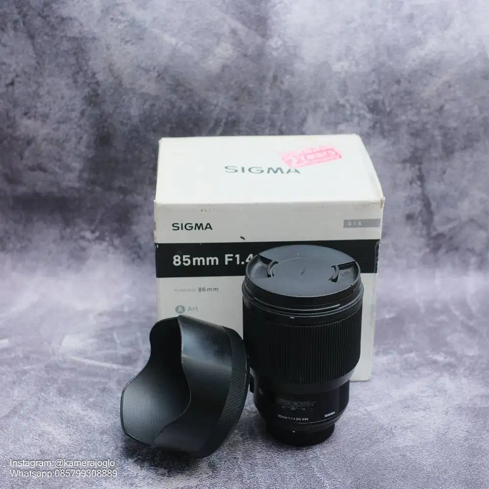 Sigma art 85 f1.4 DG HSM for nikon body masih bagus
