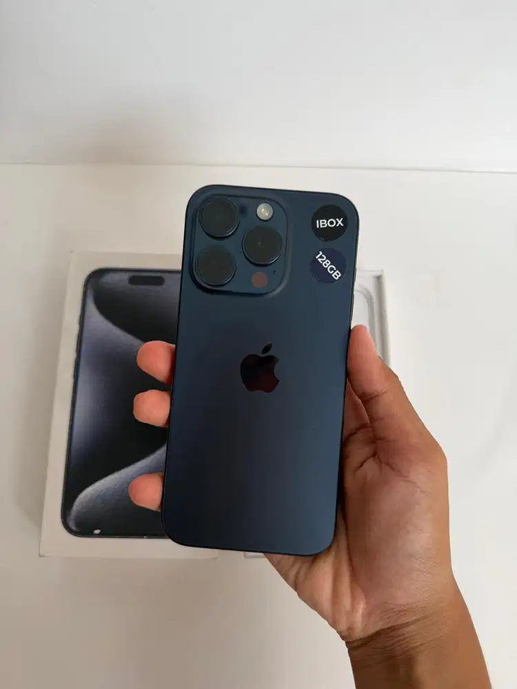 IPHONE 15 PRO 128GB SECOND IBOX FULLSET NO MINUS