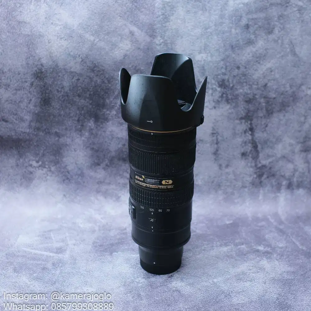 Lensa tele nikon 70-200mm f/2.8G ED VRII nano