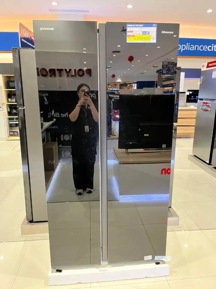 Kredit kulkas hisense 2pintu inverter hanya dengan KTP