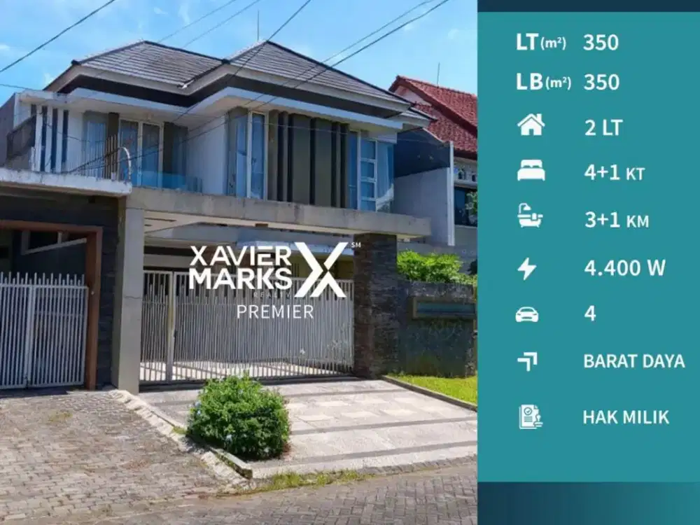 Dijual Rumah 4 Kamar Tidur di Boulevard Araya Blimbing Malang