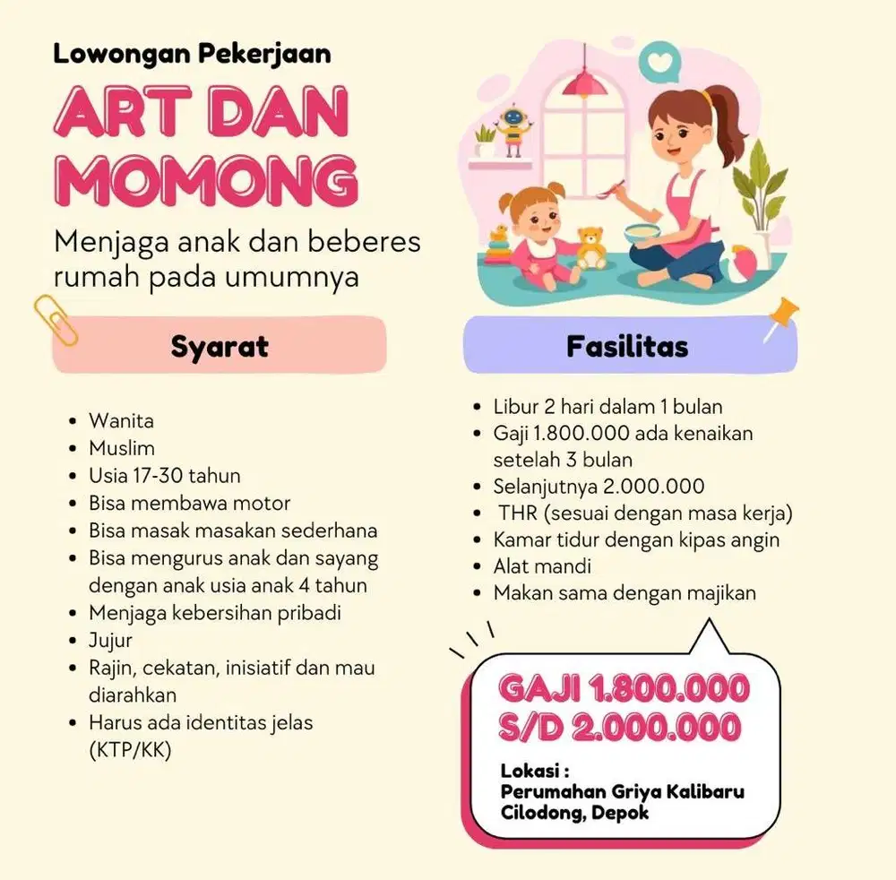 Art momong dan beberes