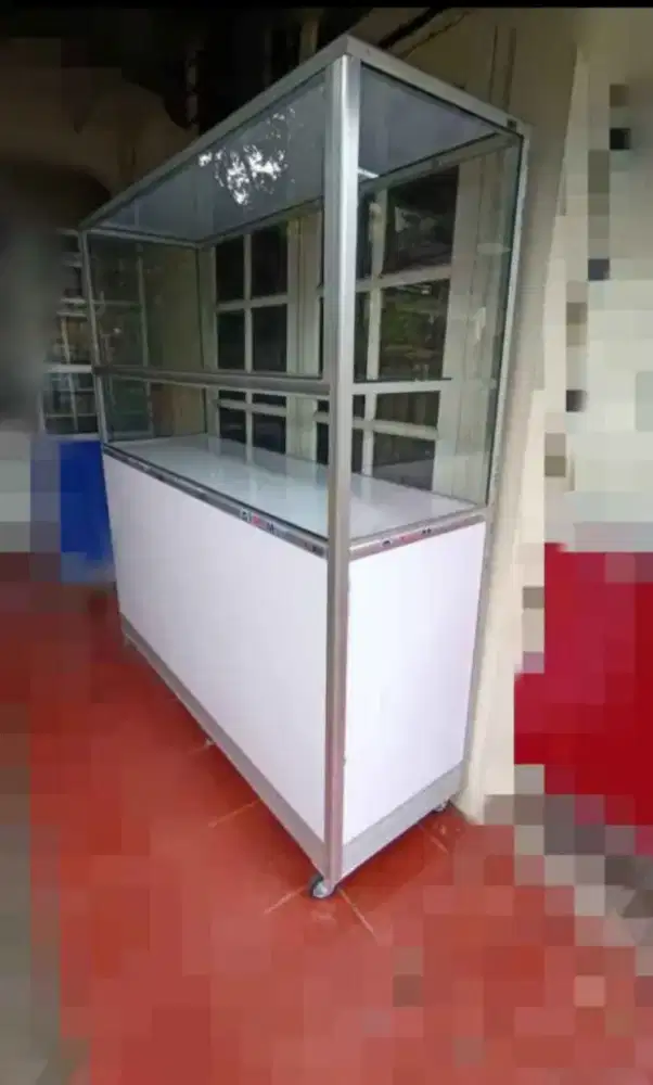 gerobak etalase bekas