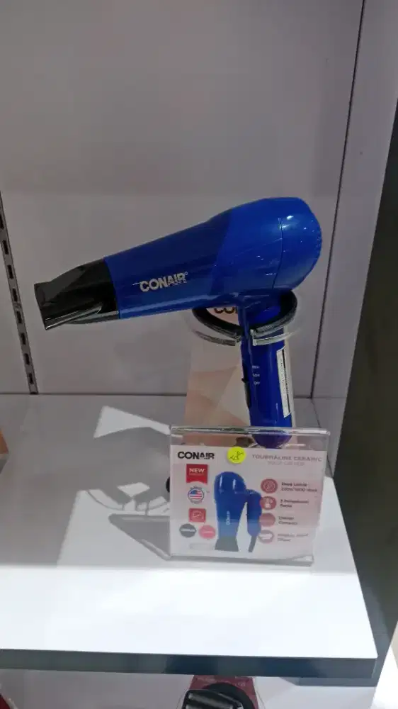 CONAIR TOURMALIN CERAMIC HAIR DRYER BLUE