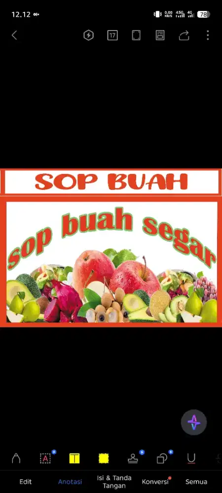 Lowongan stand booth SOP buah