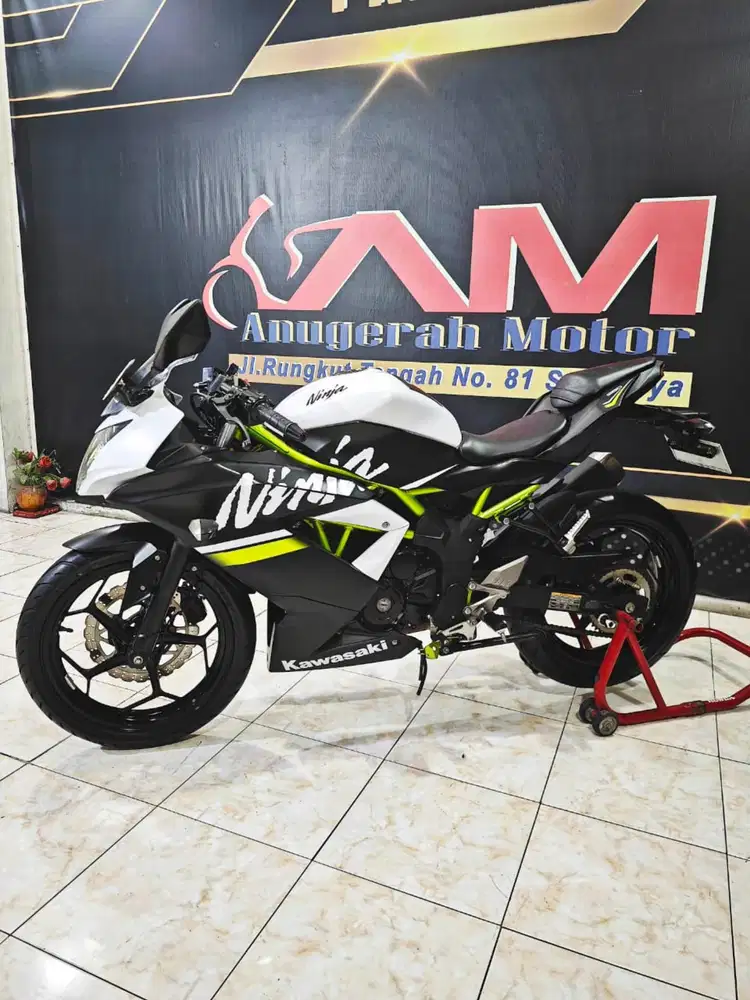 Kawasaki Ninja 250 FI RR Mono TH 2020 odo 7rb surat lengkap