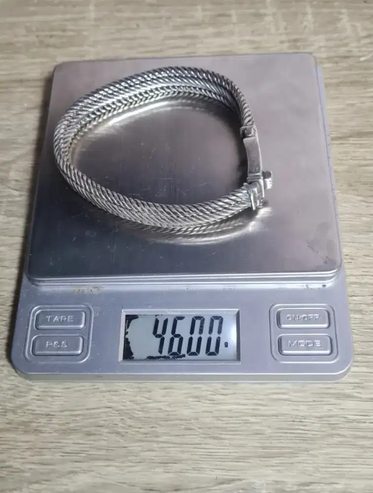 Gelang Perak Pria Solid 46 Gram – Elegan & Berkarakter