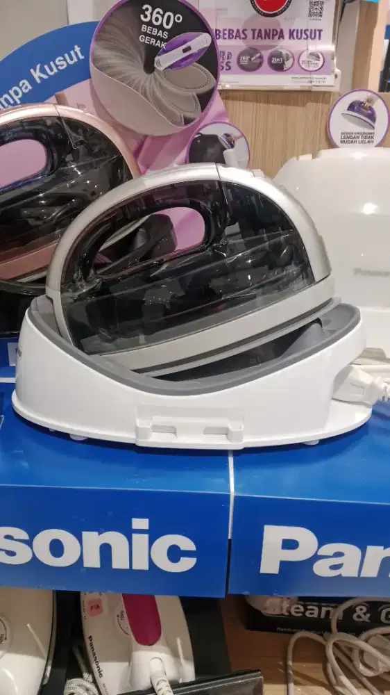 PANASONIC CORDLESS STEAM IRON GREY
