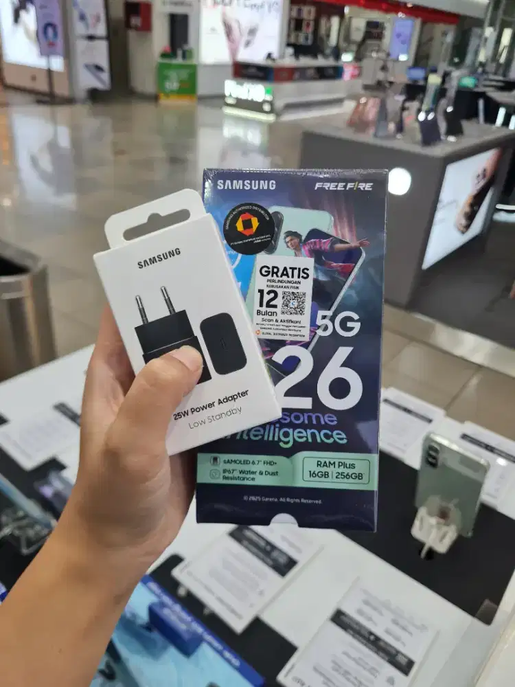 GALAXY A26 5G 8/256 FREE 25W ADAPTER + HYDROGEL CLEAR + CLEAR CASE‼️