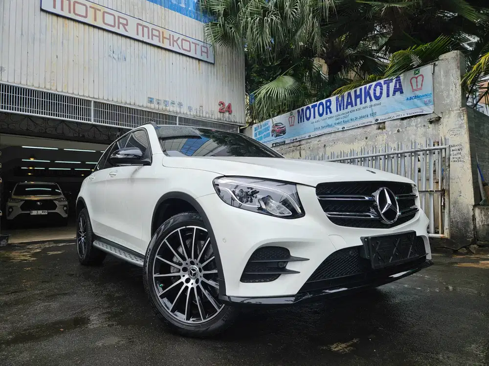 11 rb km GLC200 AMG Night Edition 2020 nik 2019 putih mercy glc 200