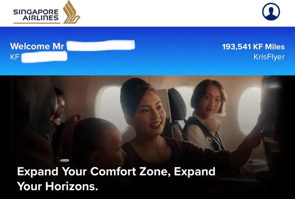 Tiket Singapore Airlines Krisflyer Miles