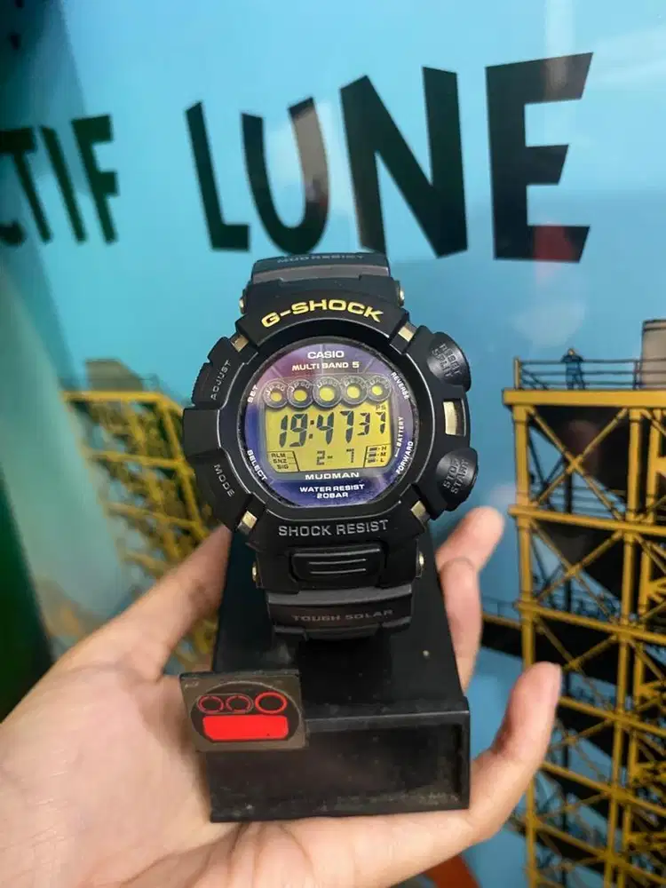 Preloved Casio Gshock GW-9025A Mudman 25th Anniversary Tough Solar Ori