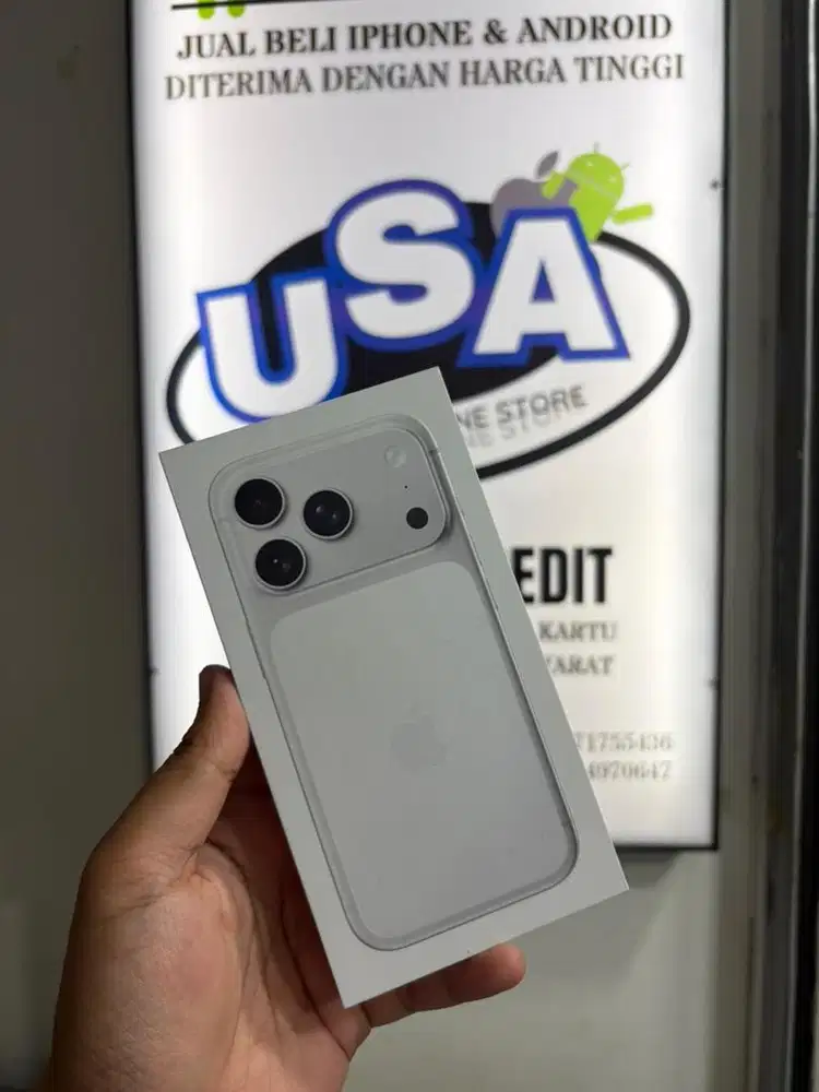 Iphone 17pro 256gb resmi ibox new silver