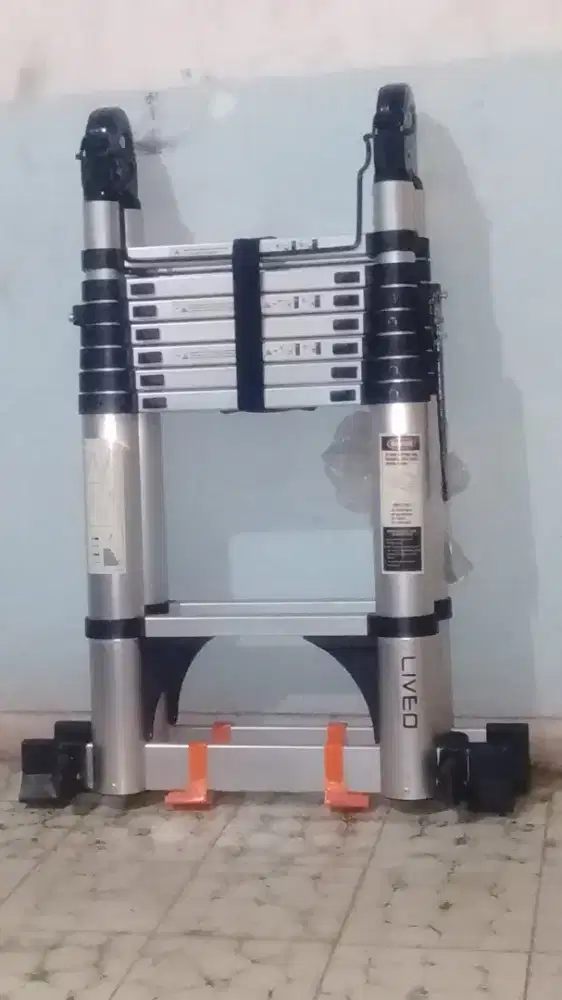 tangga lipat telescopic 2,5mtr-5mtr