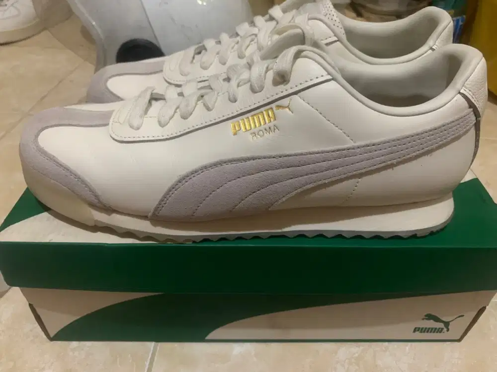 Puma Roma Classic White Grey