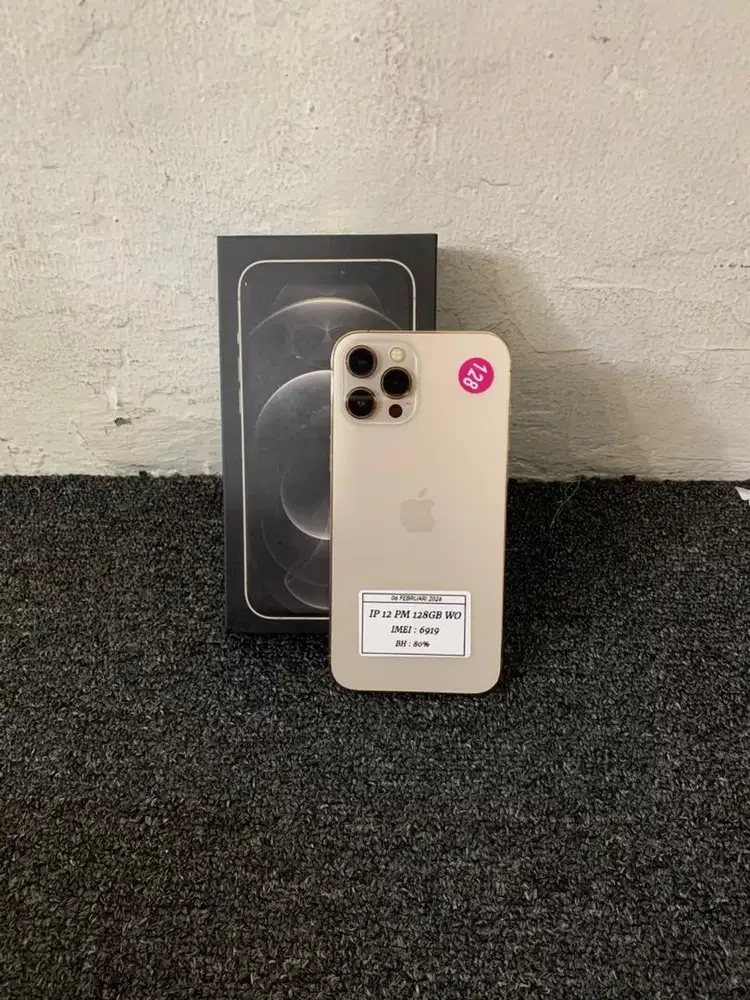 iPhone 12 PROMAX 128GB Bergaransi menerima tukar tambah