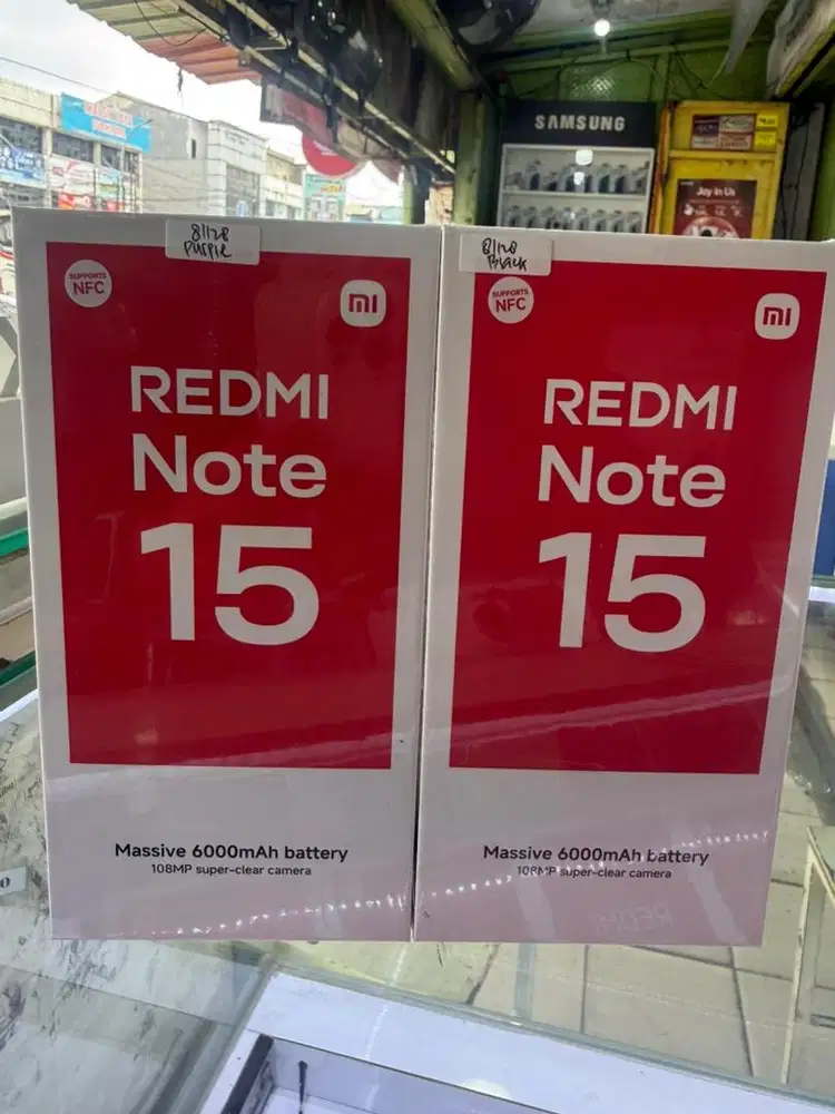 REDMI NOTE 15 4G 8/128GB FRESH SEGEL GARANSI RESMI